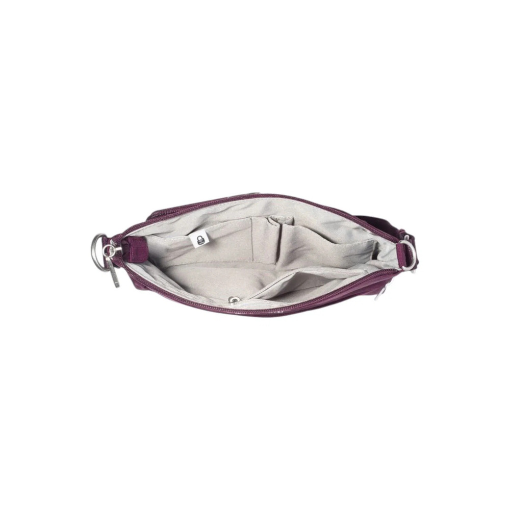 Baggallini Securtex Anti-Theft Memento Crossbody Mulberry - Picture 2 of 3